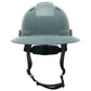 Pyramex HPT256110 Ridgeline T2 Full Brim Hard Hat - 6-Point Ratchet Suspension - Gray