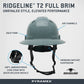 Pyramex HPT256110 Ridgeline T2 Full Brim Hard Hat - 6-Point Ratchet Suspension - Gray