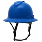 Pyramex HPT256110 Ridgeline T2 Full Brim Hard Hat - 6-Point Ratchet Suspension - Blue