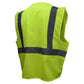 Radians SV2Z Type R Class 2 Economy Mesh Safety Vest - Yellow/Lime