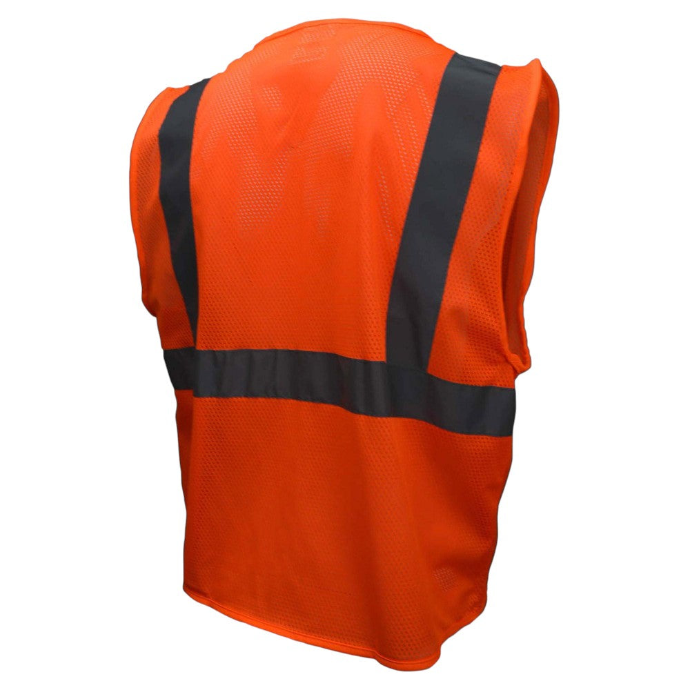 Radians SV2Z Type R Class 2 Economy Mesh Safety Vest - Orange