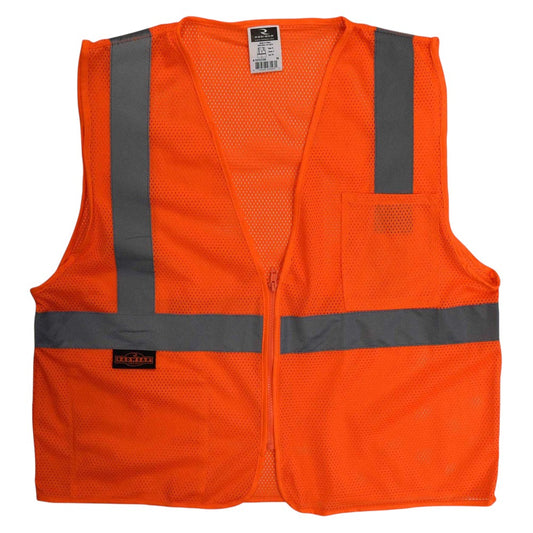 Radians SV2Z Type R Class 2 Economy Mesh Safety Vest - Orange