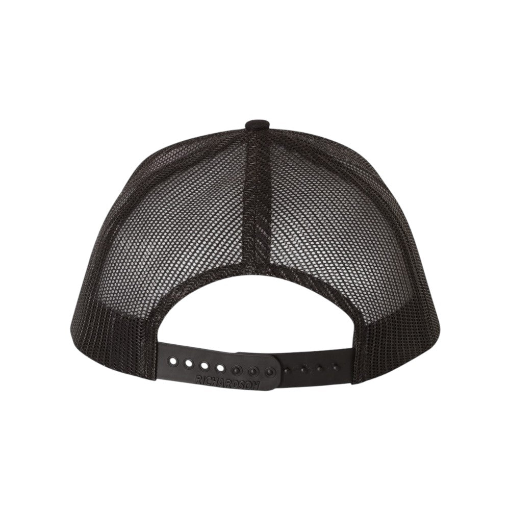 Richardson 112 Trucker Hat - Black/White