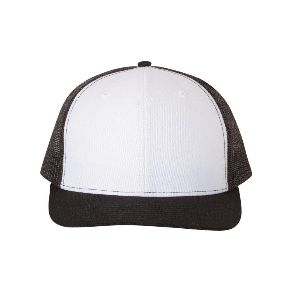 Richardson 112 Trucker Hat - Black/White