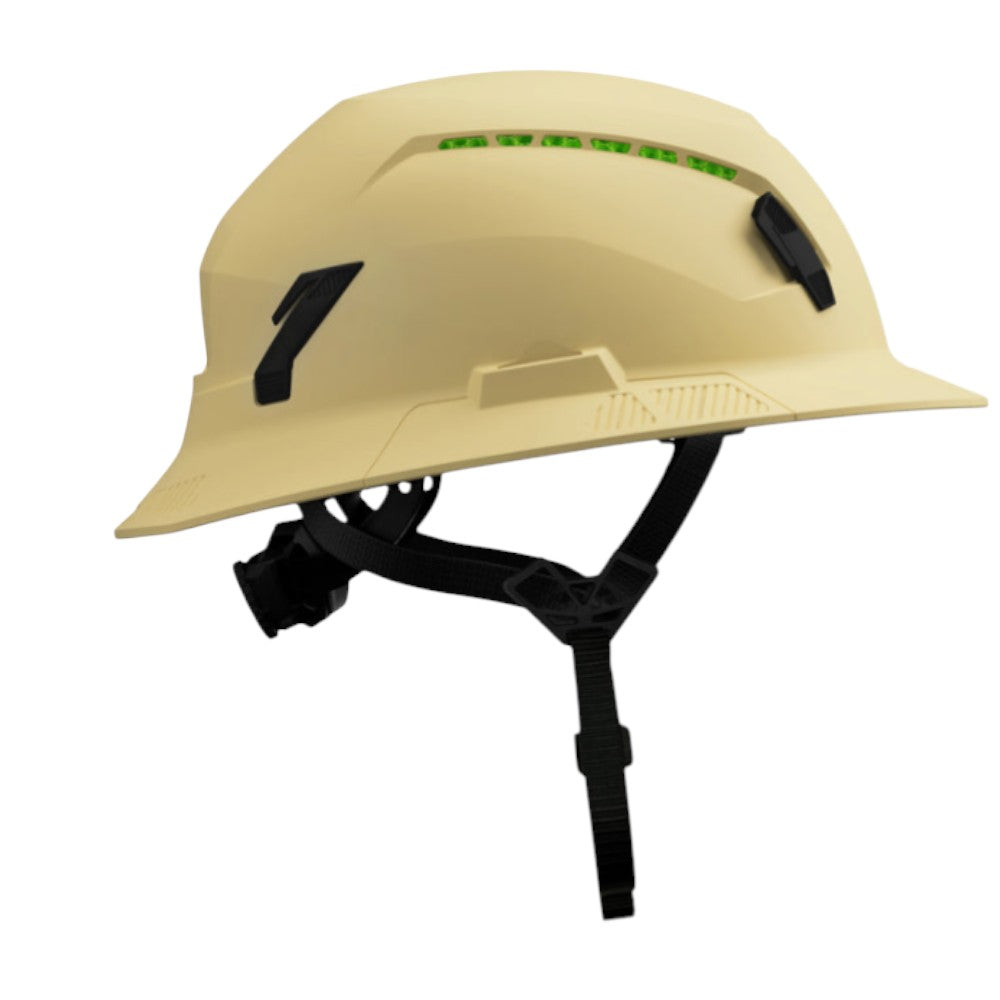SHK-1 Full Brim Vented - Khaki