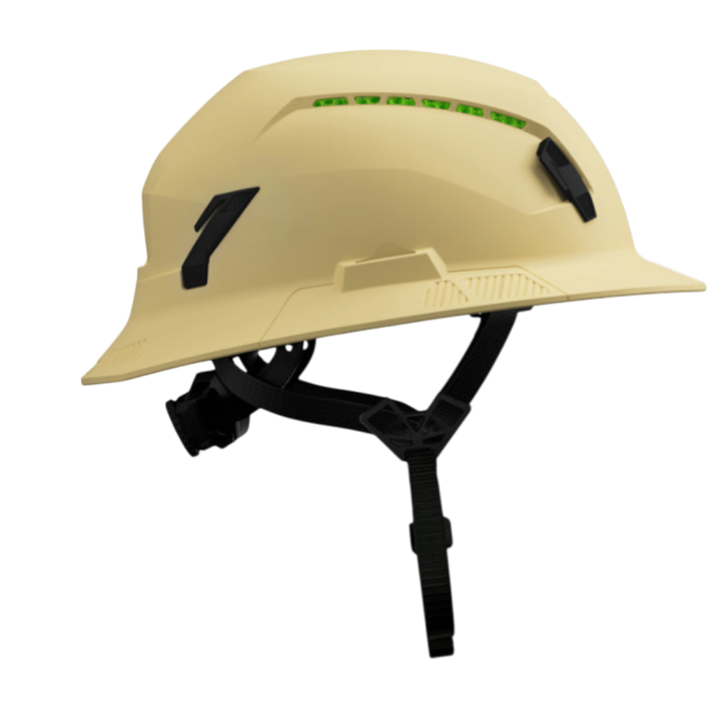 SHK-1 Full Brim Vented - Khaki