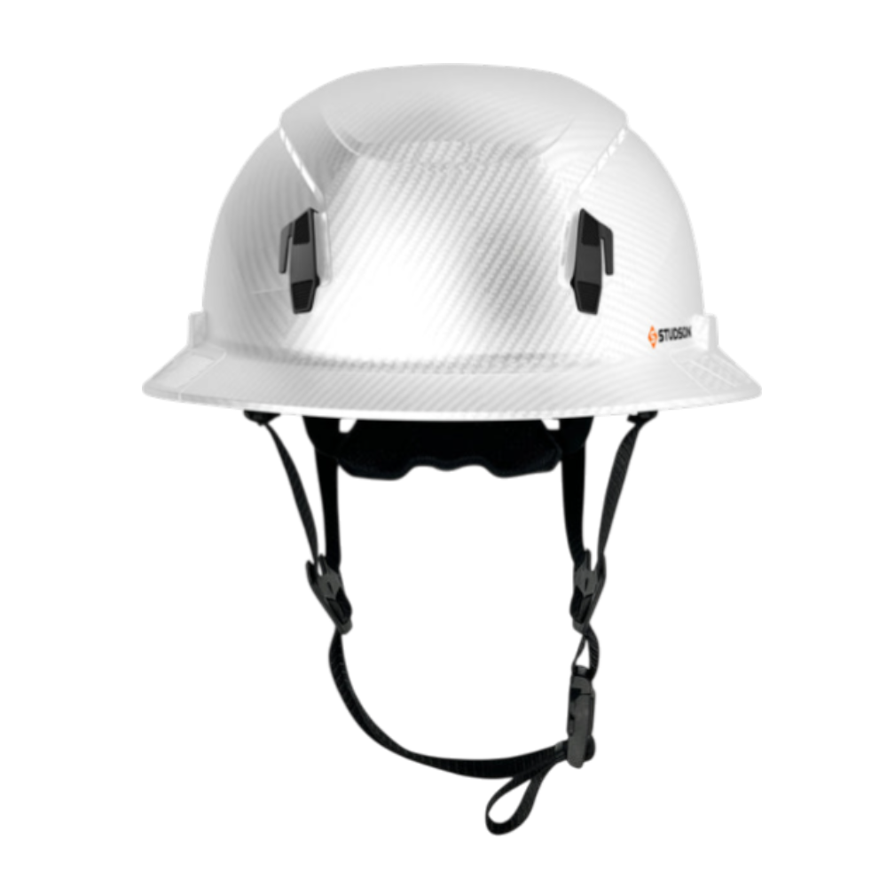 SHK-1 Full Brim Vented - White Carbon