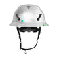 SHK-1 Full Brim Vented - White Carbon