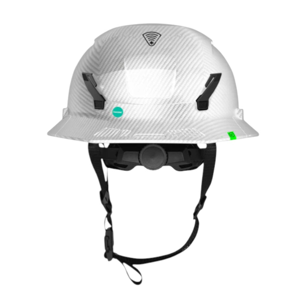SHK-1 Full Brim Vented - White Carbon