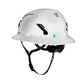 SHK-1 Full Brim Vented - White Carbon