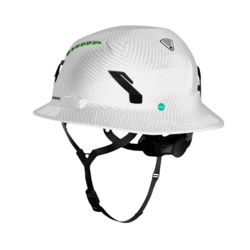 SHK-1 Full Brim Vented - White Carbon