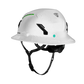 SHK-1 Full Brim Vented - White Carbon