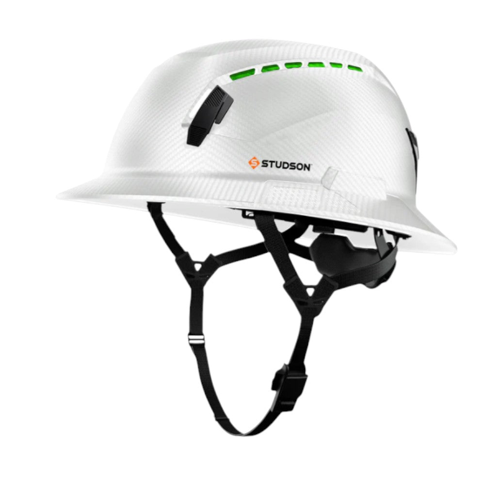 SHK-1 Full Brim Vented - White Carbon
