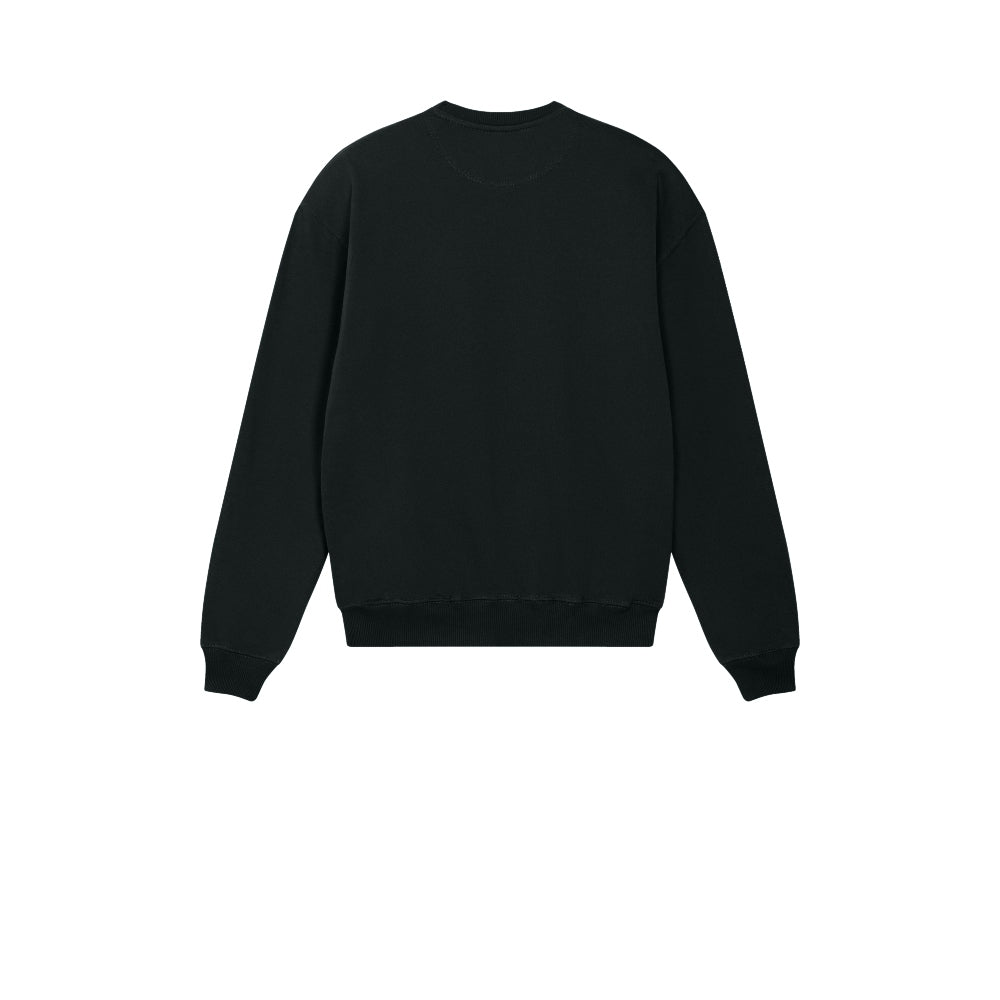 Stanley/Stella® Unisex Ledger Dry Crewneck Sweatshirt - Black