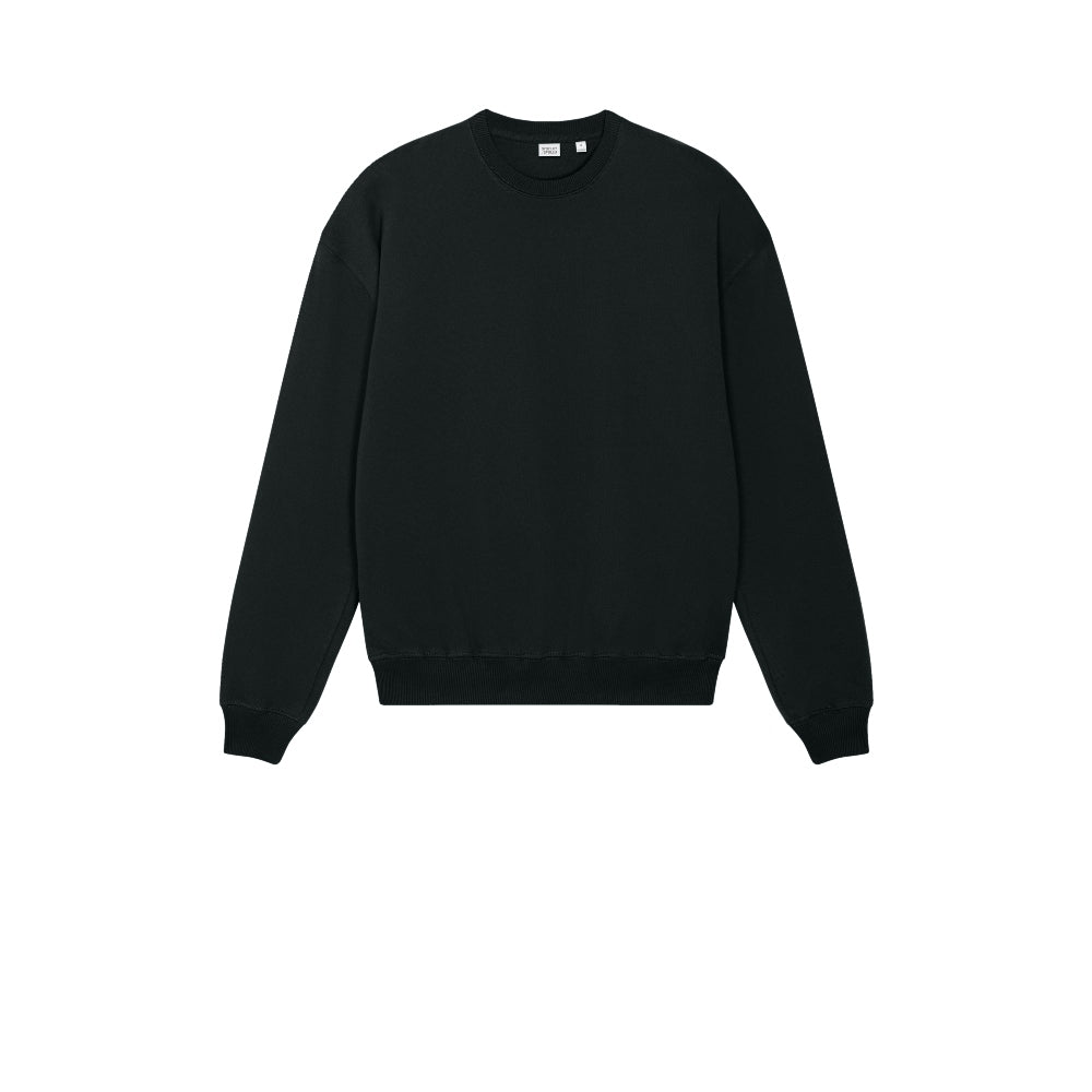 Stanley/Stella® Unisex Ledger Dry Crewneck Sweatshirt - Black