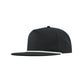 Water Repellent 5 Panel Snapback Golf Hats with Rope - Black/White