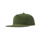 Water Repellent 5 Panel Snapback Golf Hats with Rope - Dark Green/Olive Green