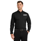 Port Authority® Long Sleeve Carefree Poplin Shirt - Deep Black