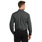 Port Authority® Long Sleeve Carefree Poplin Shirt - Graphite