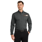 Port Authority® Long Sleeve Carefree Poplin Shirt - Graphite