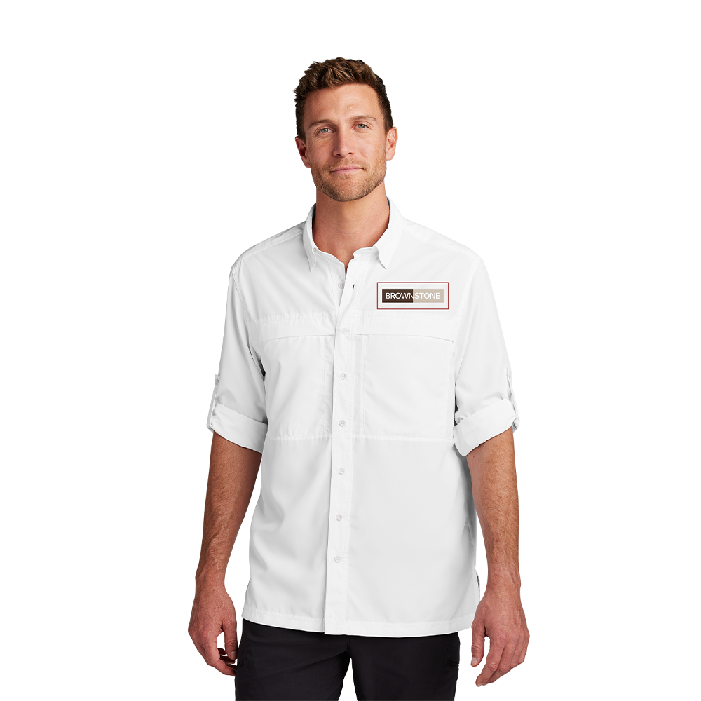 Port Authority® Long Sleeve UV Daybreak Shirt - White