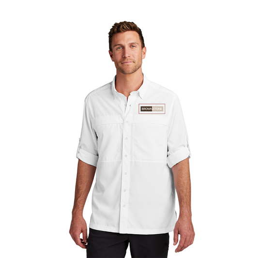 Port Authority® Long Sleeve UV Daybreak Shirt - White