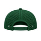 5 Panel Laser Perforated Performance Golf Rope Hat - Green/Green/White